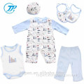 Blue Color Long Sleeve/Sleeveless Romper +Pant 13Pcs 100% Cotton Newborn Baby Clothing Set For Boys